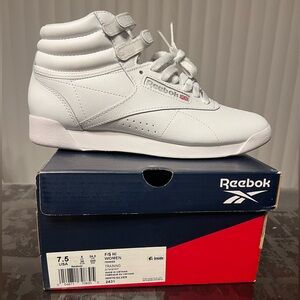 Reebok Freestyle Women's Classic White High-Tops